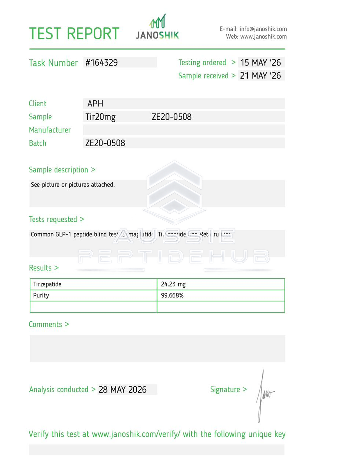 Tirzepatide 20mg