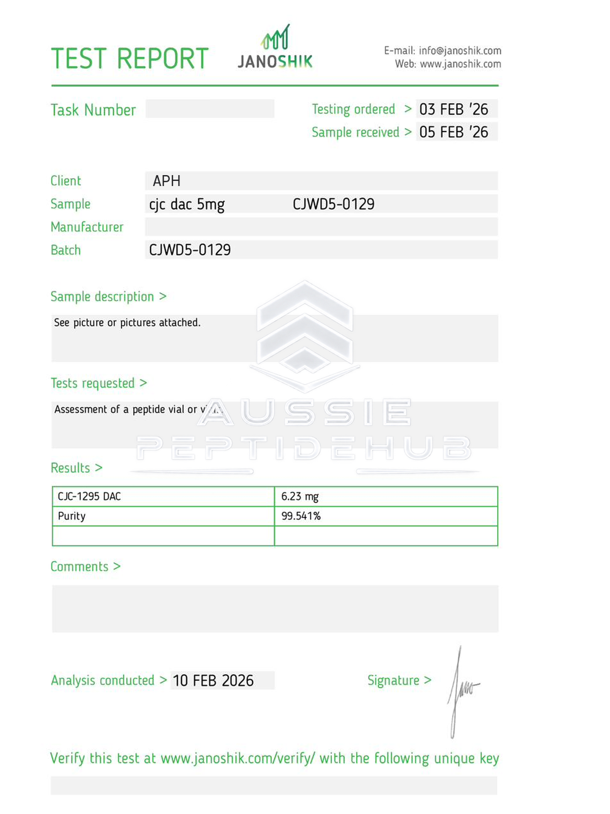 CJC-1295 DAC 5mg