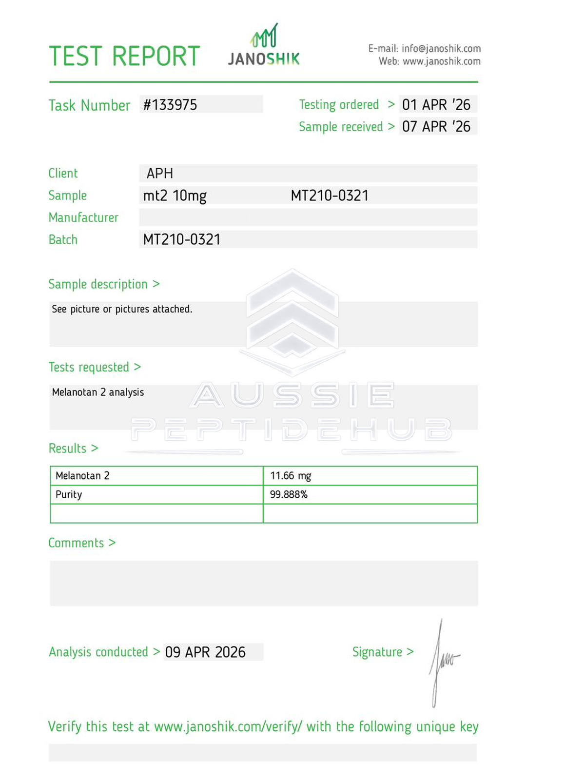 Melanotan II 10mg