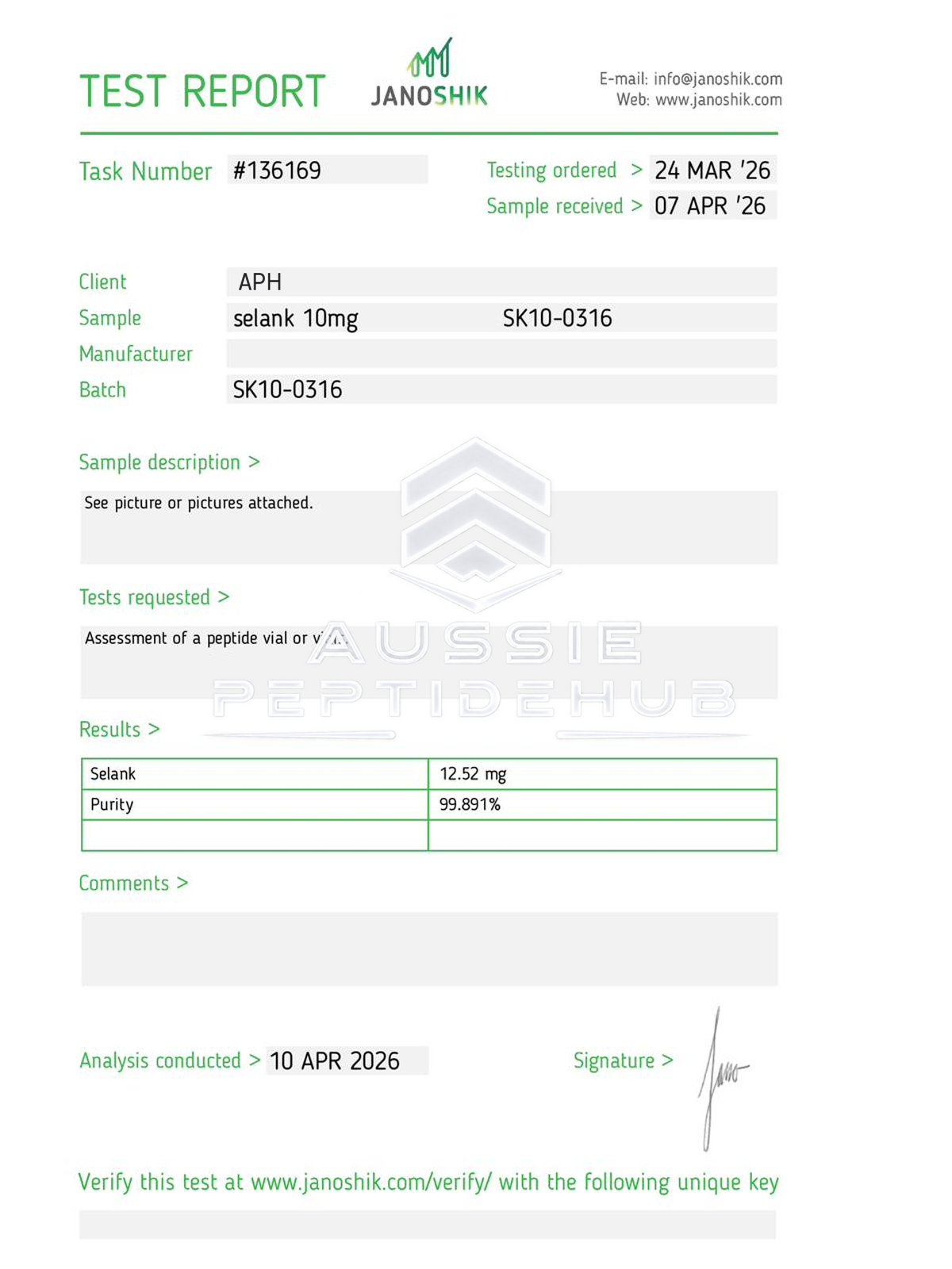 Selank 10mg